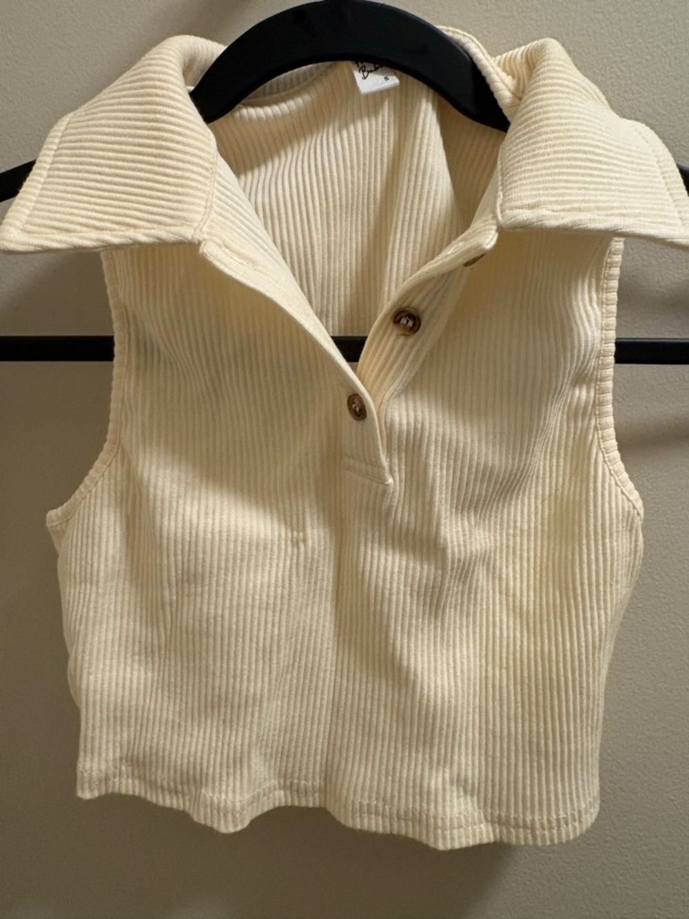 Ribbed Knit Polo
